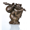 Tier Handwerk Qualität Waschbär Bronze Skulptur Statue Tpal-048